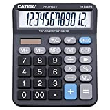 Calcolatrice da tavolo commerciale di grandi dimensioni a 12 cifre con enorme display LCD da 5 pollici, CD-2776