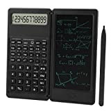 Calcolatrice zootop Calcolatrice scientifica ultrasottile con lavagna cancellabile LCD a 10 cifre Matematica fisica geometria calcolatrice per calcoli in ufficio, ...