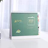 Calendari Calendari da tavolo 2019 2020 Simpatici cartoni animati Calendari Calendario a spirale da tavolo Agenda multifunzionale fai-da-te Agenda giornaliera ...