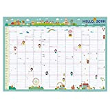 Calendari Calendari da tavolo 2019 Calendario cartaceo 365 giorni Ufficio Scuola Agenda giornaliera Note Studio di grandi dimensioni Piano di ...