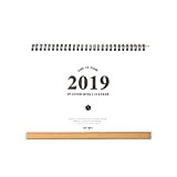 Calendari da Tavolo Calendari da Muro Calendari 2019 Creative Simple Leather Desk Calendar Calendario lunare Note calendario Ufficio affari sezione ...