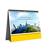 Calendari da Tavolo Calendario da tavolo 2021, elegante stampa mensile Calendario da tavolo creativo e semplice Desktop decorazioni, Miglior Calendario ...