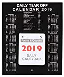 Calendario 2019 giornaliero a strappo con Motto, cancelleria, quaderni per ufficio, confezione da 1 pezzo - KFDTO19