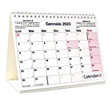 Calendario 2023 a caselle cm 20x15 da tavolo per ufficio casa e lavoro (16 FACCIATE)