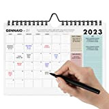Calendario 2023 da Muro A4 - Calendari per Parete 15 Mesi Gen 2023 Mar 2024 - Planner da Appendere Mensile, ...