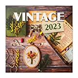 Calendario 2023 da Muro Vintage - 12 mesi + 4 in omaggio, 30x30 cm, FSC® - ideale come calendario 2023 ...