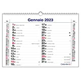 Calendario 2023 OLANDESE da muro 3 mesi ORIZZONTALE Calendario classico 42x30 cm