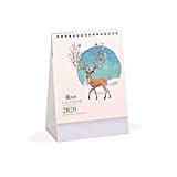 Calendario da muro Calendario da tavolo 2020 Creativo semplice Ufficio Calendario Plan Desktop Calendar Book Notes Calendar Calendario della famiglia ...