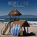 Calendario da parete 2023 - Surf Life Calendario, 30 X 30 Centimetri Vista Mensile, 16 Mesi, Surf Hobby Tema, Comprende ...