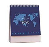 Calendario da tavolo 2019-2020, mensile, settimanale, giornaliero, obiettivi, E03