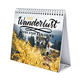 Calendario da Tavolo 2022 Wanderlust - Calendario da scrivania 2022 - Calendario 2022 │ Calendario tavolo 2022 - Calendario annuale ...