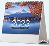 Calendario da Tavolo 2023 21x14,8cm Italiano - Planning Mensile da Scrivania per Casa e Ufficio - 28 Facciate