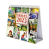 Calendario da Tavolo 2023 Travel - Calendario Scrivania 2023, 12 mesi + Planner annuale 2024, 17x20 cm, FSC® - ideale ...