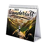 Calendario da Tavolo 2023 Wanderlust - Calendario Scrivania 2023, 12 mesi + Planner annuale 2024, 17x20 cm, FSC® - ideale ...