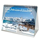 Calendario da tavolo della Grecia, formato DIN A5, per il 2023, Grecia – Seelenzauber