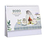 Calendario da tavolo mensile, settimanale, giornaliero, notebook, calendario 2019-2020- # 01