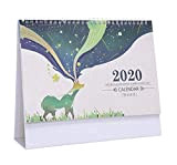 Calendario da tavolo mensile, settimanale, giornaliero, notebook, calendario 2019-2020- # 04