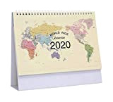 Calendario da tavolo mensile, settimanale, giornaliero, notebook, calendario 2019-2020- # 07