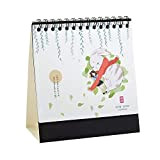 calendario da tavolo per ufficio Forniture Tabella Calendario 2019,07~2020,12 Cute Cartoon Desk carta calendario giornaliero di pianificazione Planner Agenda Ufficio ...