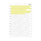 Calendario familiare Creativo 2019 Calendario da Record ad Angolo Pieghevole, Calendario del Calendario per Gli Studenti (Color : A, Dimensione ...