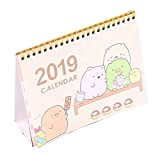 Calendario mensile 2018-2019 Calendario da tavolo adorabile Anno accademico 2019, C3