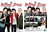 Calendario Rolling Stones 2023 con calamita da frigorifero Rolling Stones