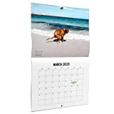Cani Che Cagano Calendario 2023, 2023 Calendario Da Muro, Dog Pooping Wall Calendar, Calendario Lunare 2023 Da Parete, Divertente Calendario ...