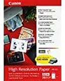 Canon HR-101 Carta ad Alta Risoluzione per Stampa Fotografica a Colori Formato A3 (20 fogli)