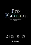 Canon Pro Platinum - Carta fotografica A3 PT-101, confezione da 20