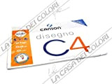 Canson - Album a 4 Angoli, Disegno C4, Ruvido, 20 Fogli, 224 G/Mq, 33x48 cm