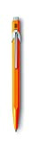 Caran d'Ache 849 - Penna a sfera in metallo, arancio fluo, arancione