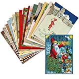 Carte Noel Vecchia – Buon Natale – Set di 16 carte diverse – Vintage carte Noel Vecchia – Buon Natale Dispo in 3 formati 16 unit? per confezione