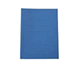Cartellina 3 lembi con Stampa in cartoncino Manilla 200 Gr 100% carta riciclata - 25x33 cm Confezione 50 pezzi Azzurro