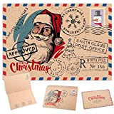 Cartoline di Natale, 15 PCS Biglietto Auguri Natale con Buste, biglietti natale per Bambini, Familiari, Amici, Colleghi