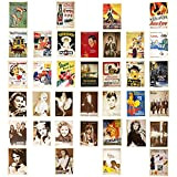 Cartoline, IOSCDH 32 Cartoline Retrò, Poster di Film Europei e Americani, Cartolina di Film, Collage da Parete, Cartolina Vintage, Cartolina ...