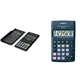 Casio Fx-570Es Plus 2 Calcolatrice Scientifica Con 417 Funzioni, Nero & HL-815L calcolatrice tascabile Display a 8 cifre, con radice ...