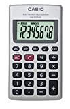 Casio HL-820VA calcolatrice tascabile - Display a 8 cifre e corpo in metallo, Grigio