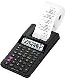 Casio HR-8RCE-BK Calcolatrice Scrivente Portatile, Display a 12 Cifre, Funzioni Check e Correct, Funzioni After Print e Re-print, Scatola, Nero