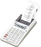 Casio HR-8RCE-WE - Calcolatrice Scrivente Bianca Portatile, Bianco