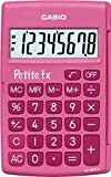 CASIO LC-401LV-PK calcolatrice tascabile - Display a 8 cifre, di colore rosa