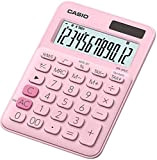 Casio MS-20UC-PK Calcolatrice da Tavolo, Rosa Pastello