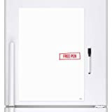 CKB Ltd lavagna magnetica bianca bianca cancellabile a secco lavagna magnetica per frigorifero lavagna magnetica con pennarello lavagna bianca e ...