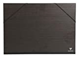 Clairefontaine 44800C - Cartella portadisegni chiusura con elastico 32x45 cm, nera