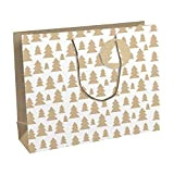 Clairefontaine - Sacchetto regalo shopping, 37,3 x 11,8 x 27,5 cm, 210 g, 100% in carta kraft riciclata, colore: lovely ...