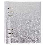 Clipbookook saffiano metallic A5 Silver