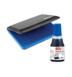 COLOP 151305 Tampone di inchiostro micro 2 blu incluso più adatto Bottiglia di colore