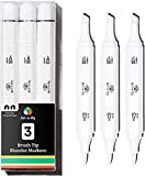 Colorless Blender Brush Marker- Set di 3 Pennarelli