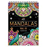 Colorya Libro da colorare per adulti, edizione Mandalas Vol. III - Formato A4 - Quaderno da disegno da colorare anti ...