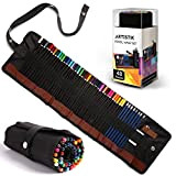 Coloured Pencil Set - (47 Pieces) Vivid 3.5 mm Artist Grade Drawing & Sketching Colored Pencils for Adults, Ideal for ...