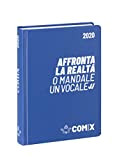 Comix Diario 2019/2020 datato 16 mesi, formato Mini 11x15.3 cm, nebulas blue scritta bianca
